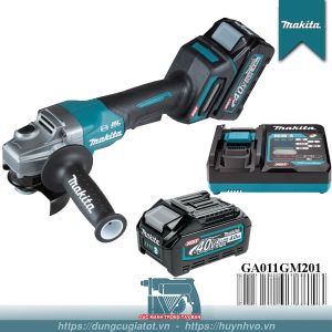 Máy mài góc dùng Pin 40V Makita GA011GM201