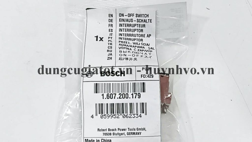 Công tắc máy mài 100mm GWS 750-100 Bosch 1607200179