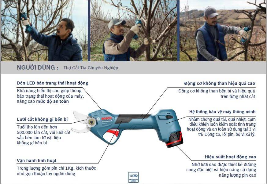 Các tính năng nổi bật của máy Pro Pruner