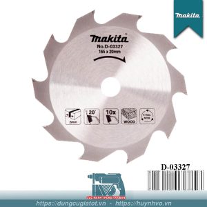 Lưỡi cắt gỗ 165mm 10 răng Makita D-03327