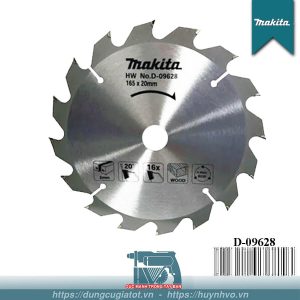 Lưỡi cắt gỗ 165mm 16 răng Makita D-09628