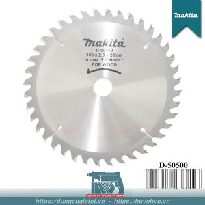 Lưỡi cắt gỗ 165mm 40 răng Makita D-50500