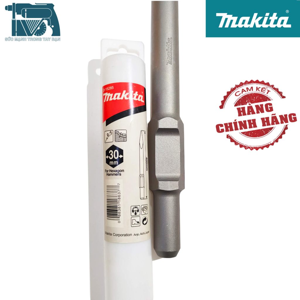 Mũi đục nhọn chuôi lục giác 30mm dài 400mm Makita D-15285