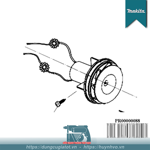 Motor máy thổi nóng Makita HG4531C (2) Motor máy thổi nóng Makita HG4531C