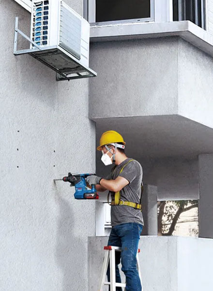 Máy khoan bê tông pin 18V Bosch GBH 187-LI ONE CHUCK