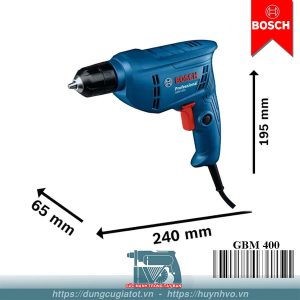 Máy khoan sắt 10mm Bosch GBM 400