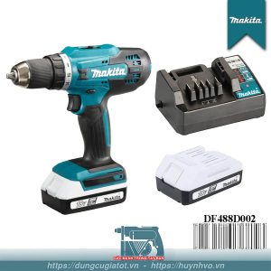 Máy khoan vặn vít pin 18V Makita DF488D002