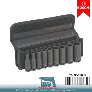 Bộ Đầu tuýp 9 chiếc 60mm 3/8'' Bosch 2608551099