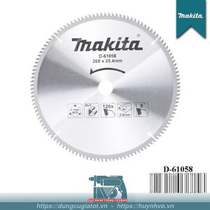 Lưỡi cắt nhôm 260mm 120 răng Makita D-61058