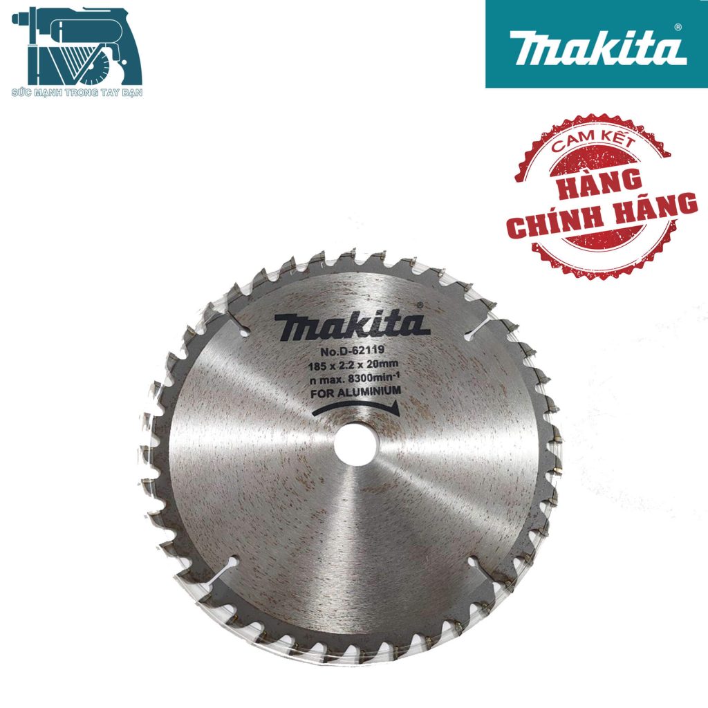 Lưỡi cắt nhôm 185mm 40 răng Makita D-62119