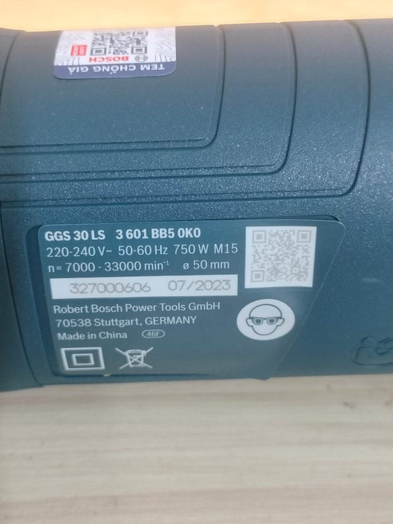 Máy mài thẳng 6mm Bosch GGS 30LS