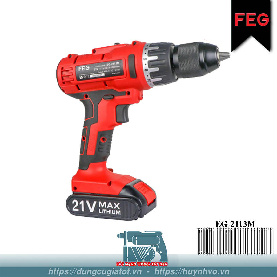 may-khoan-pin-feg-eg-2113m Máy khoan pin 21V FEG EG-2113M