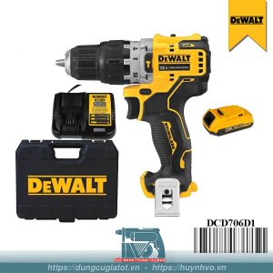 Máy khoan động lực pin 12V Dewalt DCD706D1