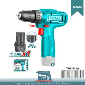 Máy khoan dùng pin 12V Total TDLI12428