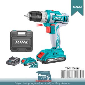 Máy khoan dùng pin 20V Total TDLI200215