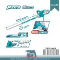 Máy cắt hàng rào pin 20V Total THTLI40028