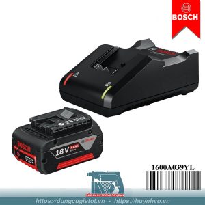 Bộ Sạc GAL 18V-40 và 1 Pin GBA 4.0Ah Bosch 1600A039YL