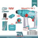 Máy khoan bê tông không chổi than dùng pin 16V Total TRHLI16168