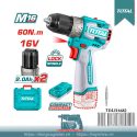 Máy khoan không chổi than dùng pin 16V Total TDLI16682