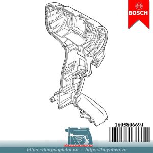 Vỏ máy khoan pin 18V GSB 183-LI Bosch 160580669J