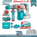 Máy khoan bê tông không chổi than dùng pin 20V Total TRHLI202885