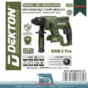 Máy khoan bê tông pin 21V Dekton M21-RH2603B