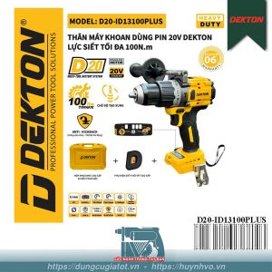 Máy khoan pin 20V Dekton D20-ID13100PLUS