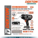 Máy siết bu lông pin 21V Dekton M21-IW1650PRO