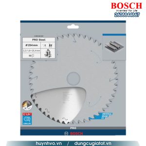 Lưỡi cưa hợp kim PRO (sắt) 254x2.2x25.4 mm T52 Bosch 2608844867