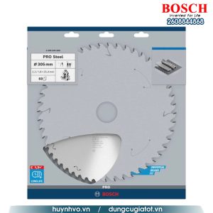 Lưỡi cưa hợp kim PRO (sắt) 305x2.2x25.4 mm T60 Bosch 2608844868
