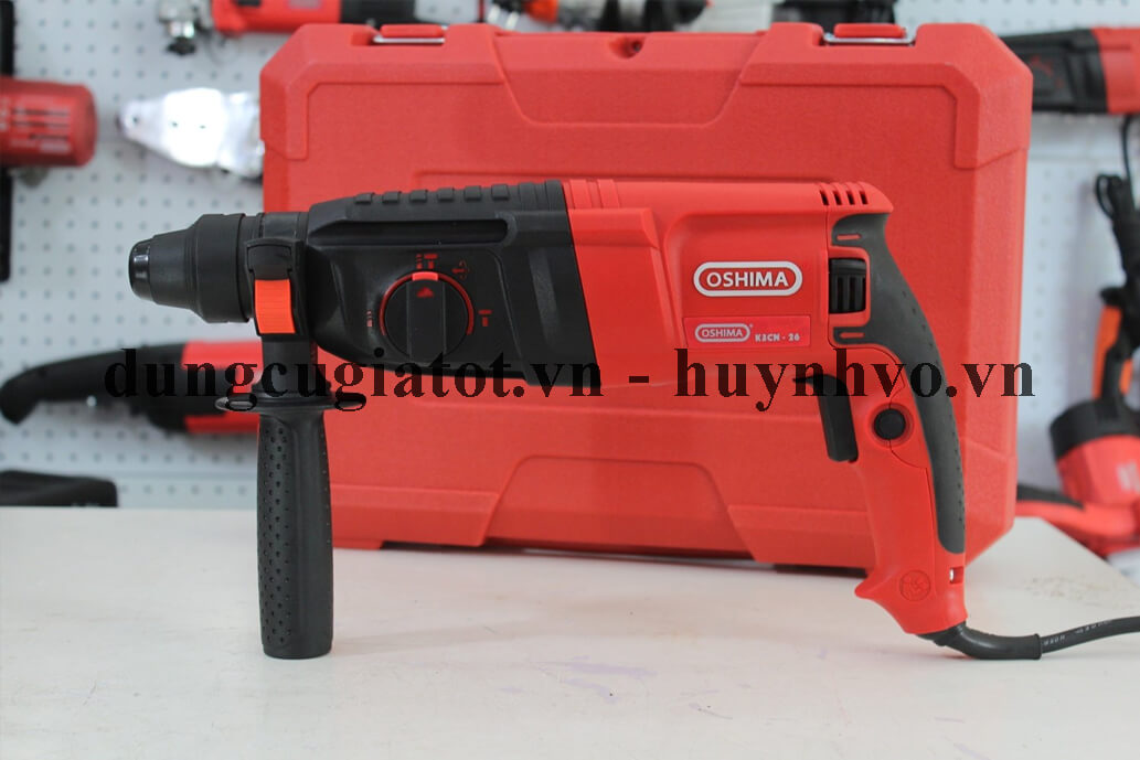 may-khoan-be-tong-k3cn26-1 Máy khoan đục 3 chức năng Oshima K3CN26