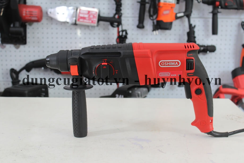 may-khoan-be-tong-k3cn26-2 Máy khoan đục 3 chức năng Oshima K3CN26