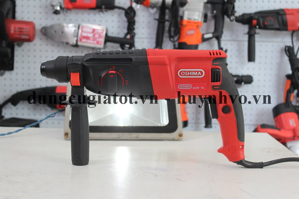 may-khoan-be-tong-k3cn26-3 Máy khoan đục 3 chức năng Oshima K3CN26
