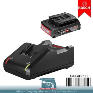 Bộ Sạc GAL 18V-20 (II) và 1 Pin GBA18V-20 Bosch 1600A03C0H
