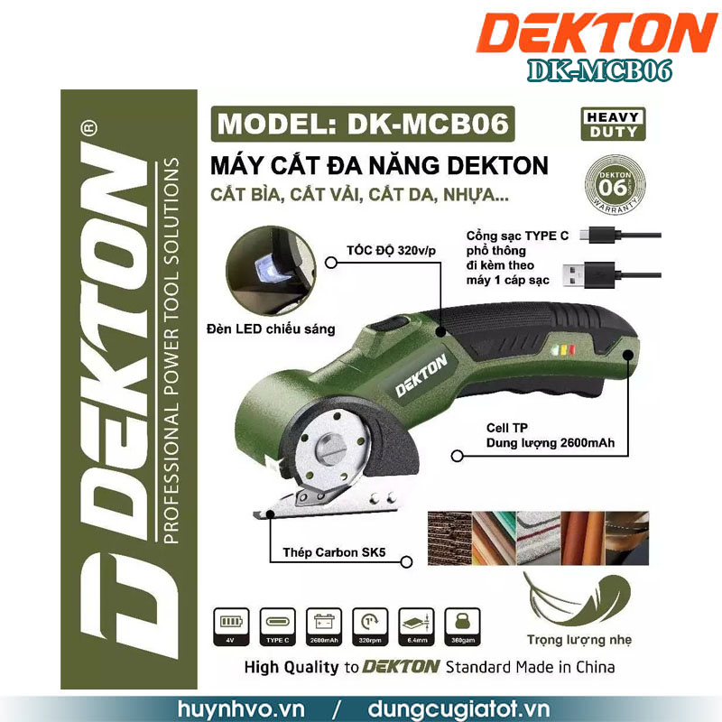 may-cat-da-nang-dekton-dk-mcb06 Máy cắt đa năng dùng pin 4V Dekton DK-MCB06