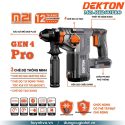 Máy khoan bê tông dùng pin 21V Dekton M21-RH2603PRO
